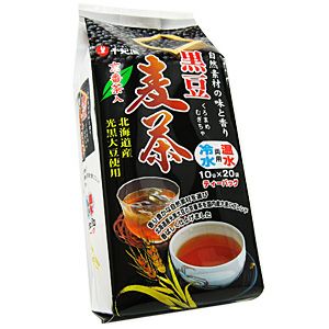 北海道産光黒大豆使用 京番茶入『黒豆麦茶』ティーパック 10g×20パック