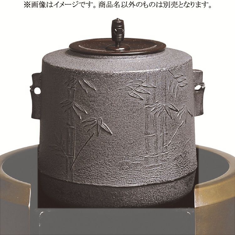 ★アンティークレトロ品!!縦33㎝×横30㎝・茶道具の茶釜・茶風呂・インテリアなどに★ 茶道具】般若勘渓作 百陀釜添 唐銅鳳凰風炉（桐箱） : 茶道具 銘茶 左