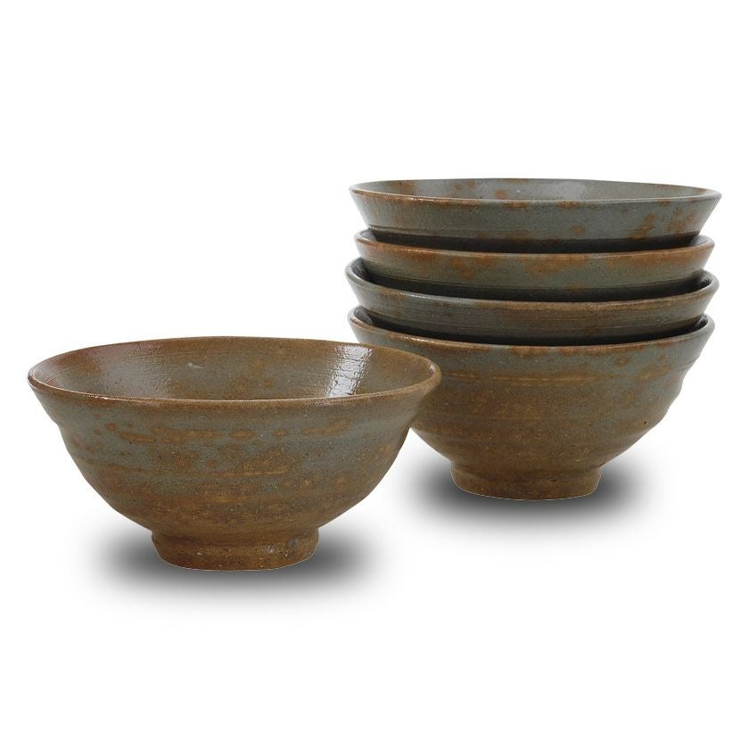 601　数茶碗　黒仁清　金覆輪　瑞雲　10客　茶道具　古物 茶道具 数茶碗（かずちゃわん） 数茶碗 斗々屋 10客 駕洛窯