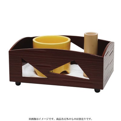 茶道具 莨盆（煙草盆・たばこぼん） 鱗透莨盆 一閑塗 即中斎