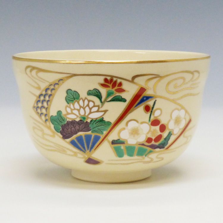 茶道具 抹茶茶碗（まっちゃちゃわん） 茶碗 仁清 扇面流水 宮地英香 抹茶茶碗は茶の湯文化である表千家・裏千家の茶道具や抹茶を専門に扱う千紀園（せんきえん）が通販で販売しています。茶会また初心者向けのお稽古用にご利用いただける抹茶碗です。贈り物・ギフトにも人気です。