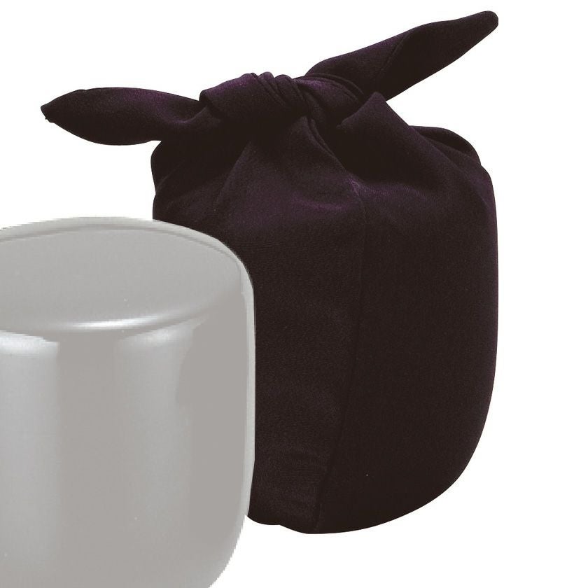 茶道具 大津袋 紫 (正絹) ※画像はイメージです。棗は別売りです。
