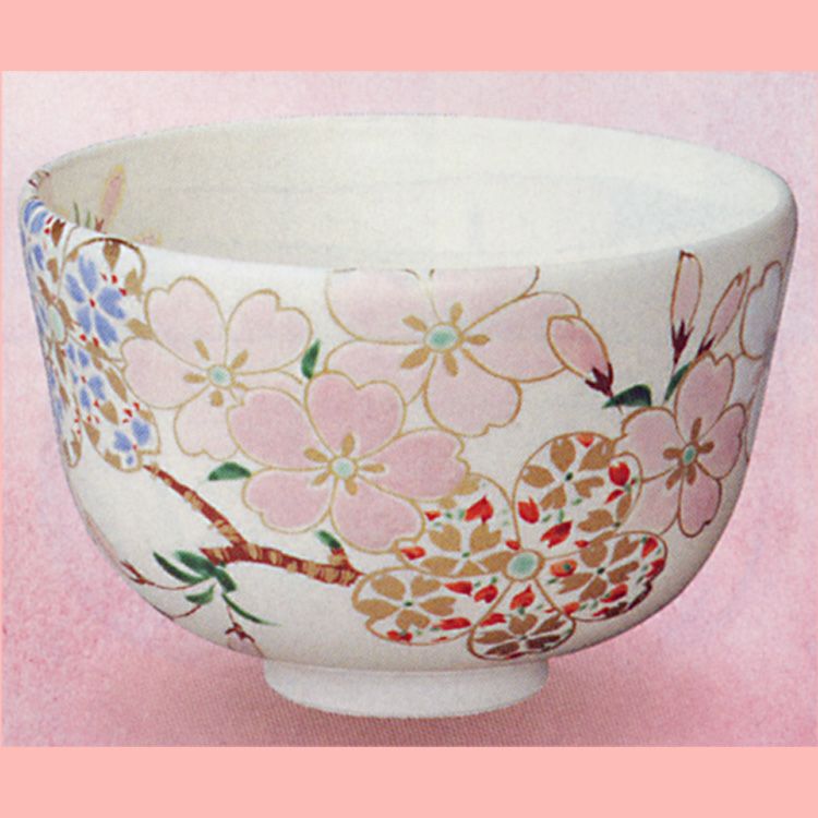 茶道具 茶碗 仁清 色彩 桜 山本蓼 茶碗 抹茶茶碗は茶の湯文化である表千家・裏千家の茶道具や抹茶を専門に扱う千紀園（せんきえん）が通販で販売しています。茶会また初心者向けのお稽古用にご利用いただける抹茶碗です。贈り物・ギフトにも人気です。