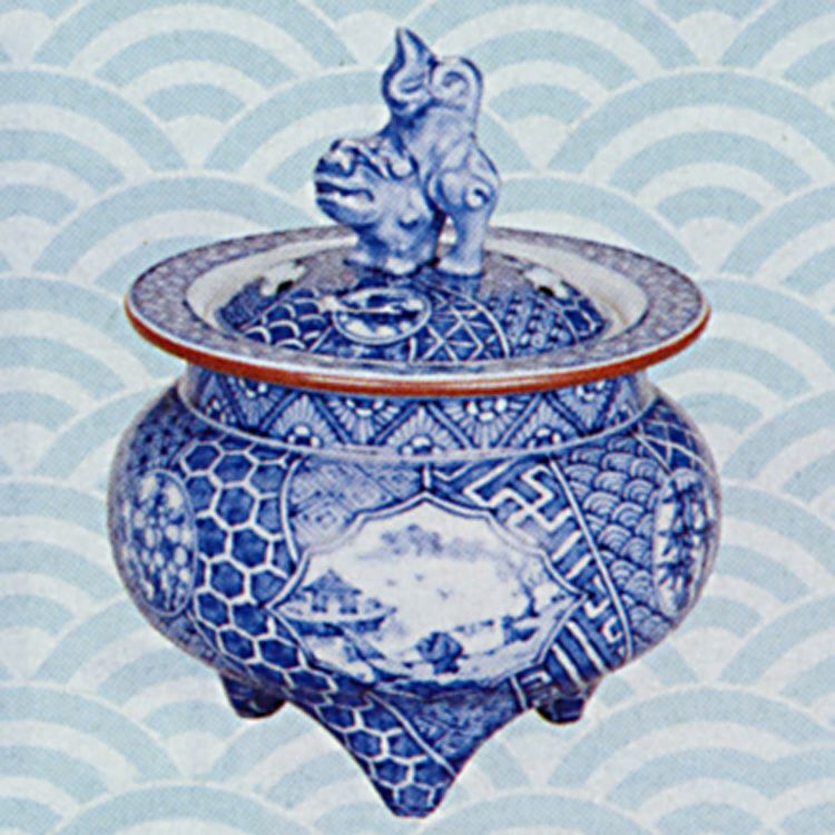 茶道具 香炉 祥瑞 獅子頭 高野昭阿弥（京都市）