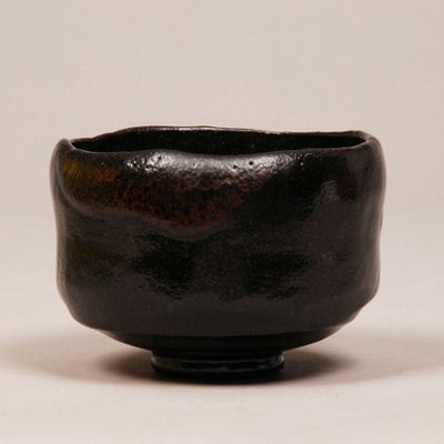 茶道具 楽茶碗（らくちゃわん） 茶碗 黒楽 松楽窯