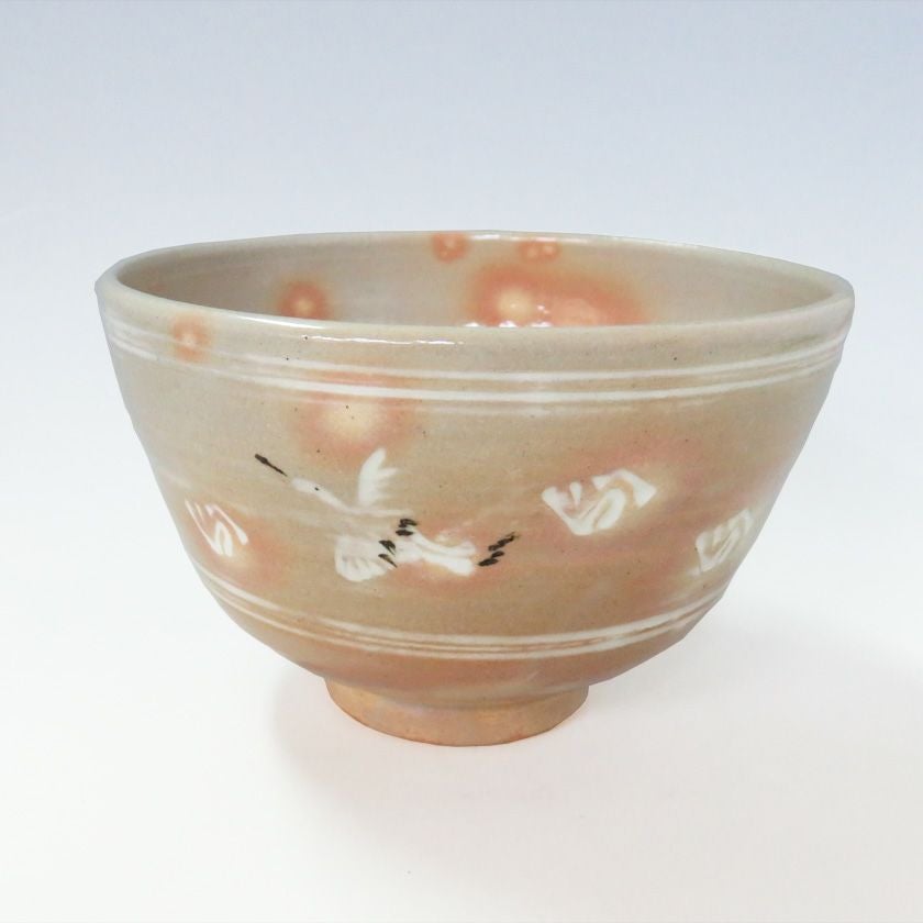 茶道具 抹茶茶碗（まっちゃちゃわん） 茶碗 御本雲鶴 中村与平