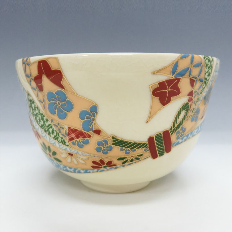 茶道具 抹茶茶碗（まっちゃちゃわん） 茶碗 仁清 束のし 宮地英香 抹茶茶碗は茶の湯文化である表千家・裏千家の茶道具や抹茶を専門に扱う千紀園（せんきえん）が通販で販売しています。茶会また初心者向けのお稽古用にご利用いただける抹茶碗です。贈り物・ギフトにも人気です。
