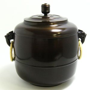 茶道具 皆具（かいぐ） 利休好写 唐銅皆具 からかねかいぐ 金谷浄雲