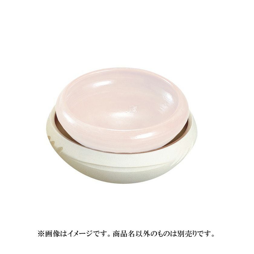 茶道具 灰器（はいき） 巴半田焙烙 白 (素焼) ○商品名以外のもの