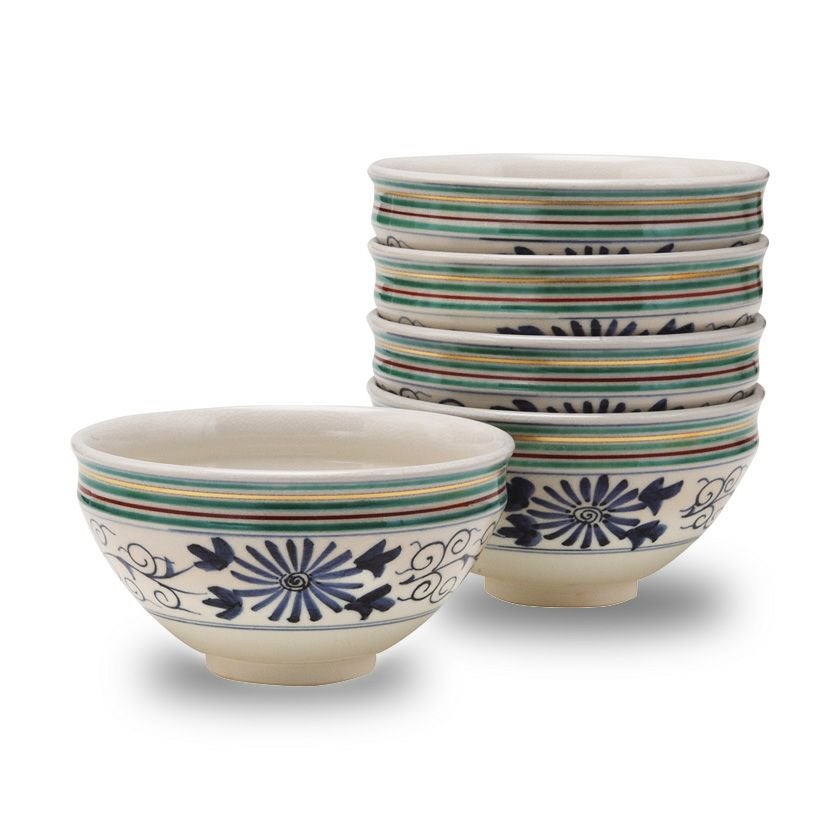 茶道具 数茶碗 帯七宝 10客 押小路 庄左衛門 数茶碗 帯七宝 5客 中村与平作 茶道 伝統工芸 茶道具 手作り 贈り物