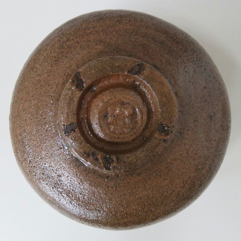 茶道具 楽茶碗（らくちゃわん） 黒楽茶碗 銘「禿（かむろ）」写 佐々木昭楽