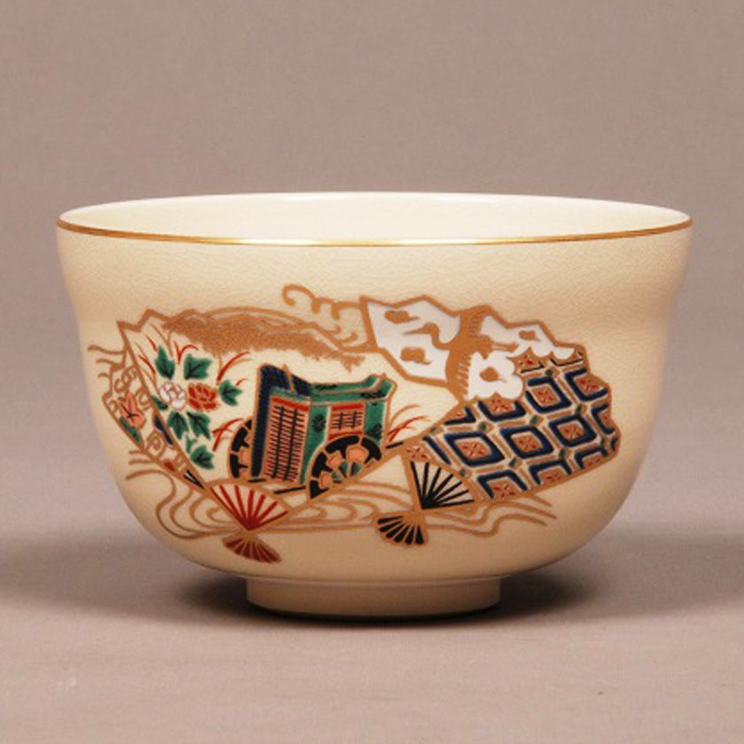 茶道具 抹茶茶碗（まっちゃちゃわん） 茶碗 仁清 御所車 宮地英香 抹茶茶碗は茶の湯文化である表千家・裏千家の茶道具や抹茶を専門に扱う千紀園（せんきえん）が通販で販売しています。茶会また初心者向けのお稽古用にご利用いただける抹茶碗です。贈り物・ギフトにも人気です。