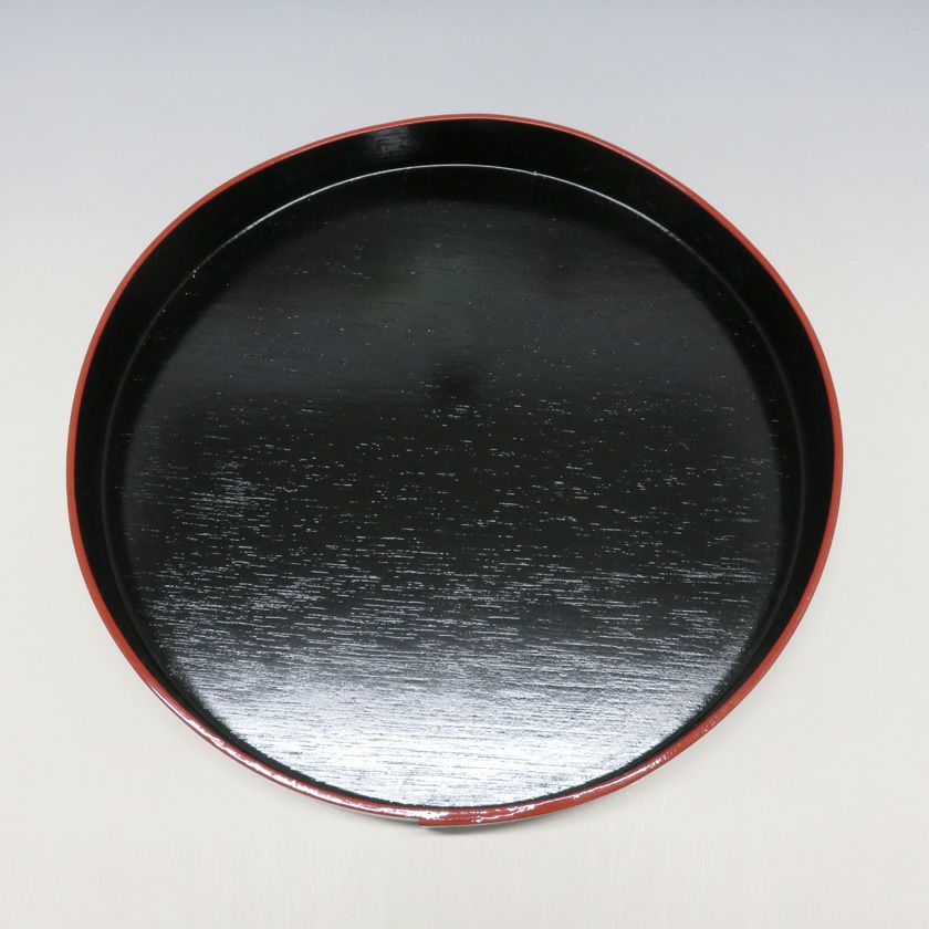 茶道具 盆（ぼん） 山道盆 掻合塗