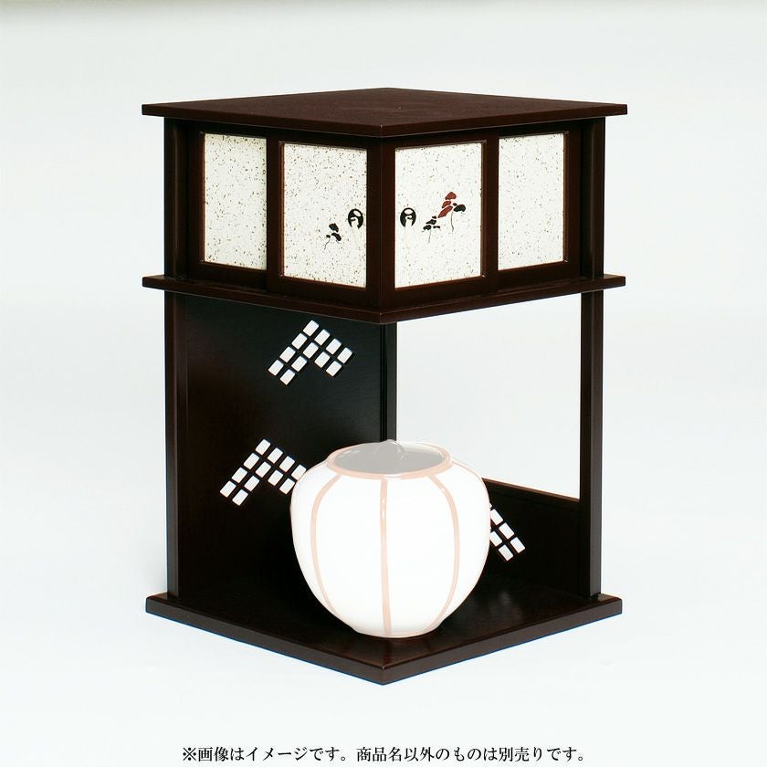 茶道具 棚（たな） 徒然棚 ウルミ塗 淡々斎好写 中村宗悦
