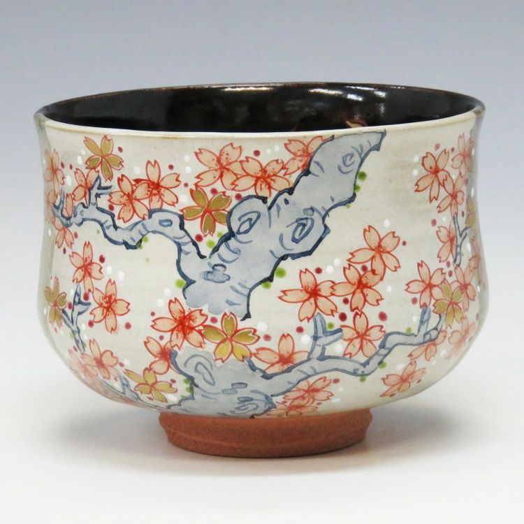 茶道具 抹茶茶碗（まっちゃちゃわん） 茶碗 掛分 桜 北川竹久 抹茶茶碗は茶の湯文化である表千家・裏千家の茶道具や抹茶を専門に扱う千紀園（せんきえん）が通販で販売しています。茶会また初心者向けのお稽古用にご利用いただける抹茶碗です。贈り物・ギフトにも人気です。