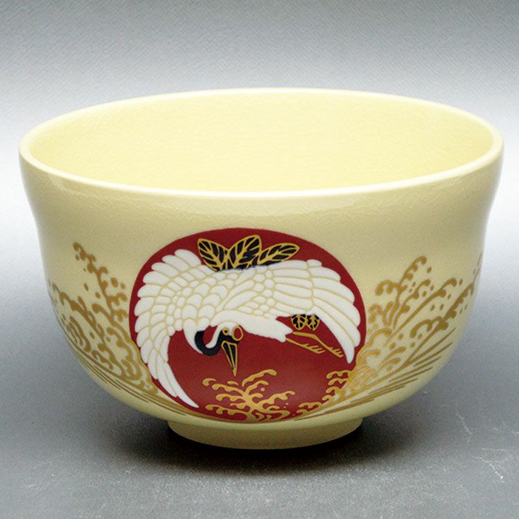茶道具 抹茶茶碗（まっちゃちゃわん） 茶碗 仁清 日の出鶴 宮地英香 抹茶茶碗は茶の湯文化である表千家・裏千家の茶道具や抹茶を専門に扱う千紀園（せんきえん）が通販で販売しています。茶会また初心者向けのお稽古用にご利用いただける抹茶碗です。贈り物・ギフトにも人気です。