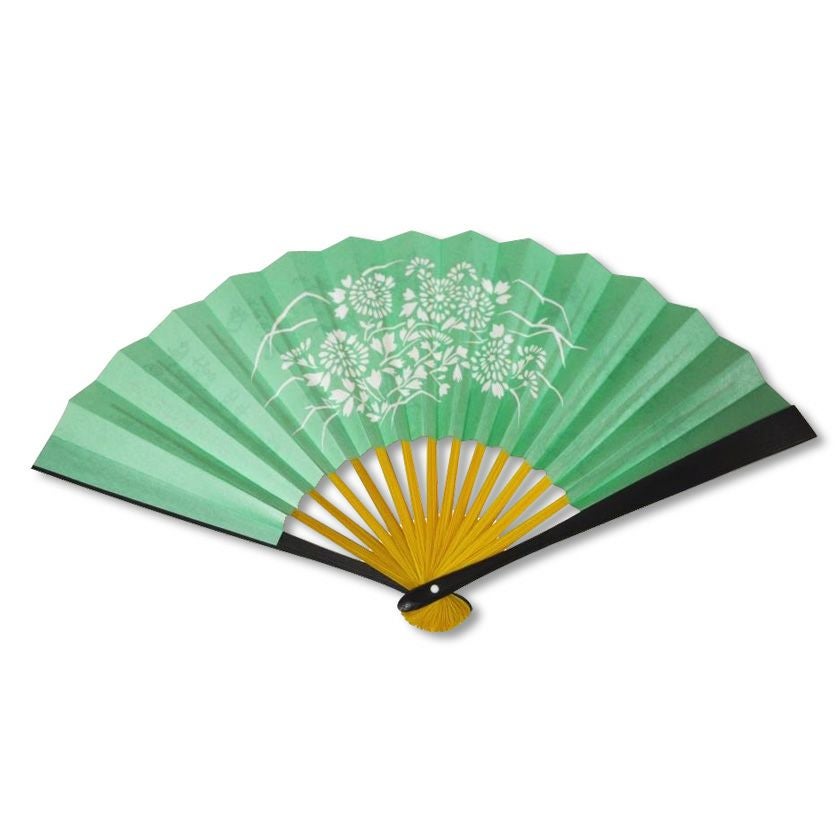 茶道具 扇子（せんす） 扇子 黒塗 表千家花押集 6.5寸