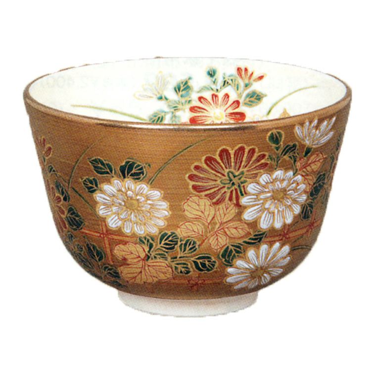 茶道具 茶碗 金地 棚菊 加藤如水 抹茶茶碗は茶の湯文化である表千家・裏千家の茶道具や抹茶を専門に扱う千紀園（せんきえん）が通販で販売しています。茶会また初心者向けのお稽古用にご利用いただける抹茶碗です。贈り物・ギフトにも人気です。