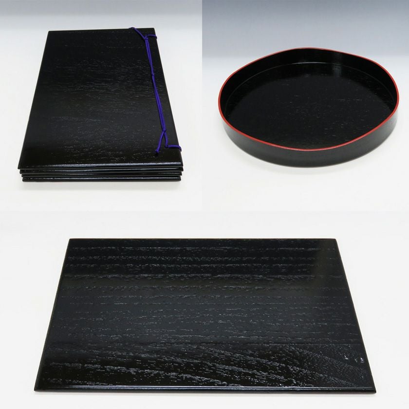 茶道具 茶箱セット 黒掻合塗 高台寺蒔絵（全点前対応）