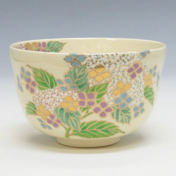 茶道具 抹茶茶碗（まっちゃちゃわん） 茶碗 仁清 紫陽花 宮地英香 抹茶茶碗は茶の湯文化である表千家・裏千家の茶道具や抹茶を専門に扱う千紀園（せんきえん）が通販で販売しています。茶会また初心者向けのお稽古用にご利用いただける抹茶碗です。贈り物・ギフトにも人気です。