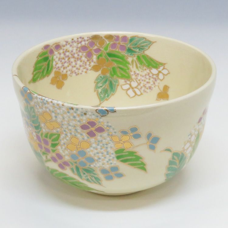 茶道具 抹茶茶碗（まっちゃちゃわん） 茶碗 仁清 紫陽花 宮地英香 抹茶茶碗は茶の湯文化である表千家・裏千家の茶道具や抹茶を専門に扱う千紀園（せんきえん）が通販で販売しています。茶会また初心者向けのお稽古用にご利用いただける抹茶碗です。贈り物・ギフトにも人気です。