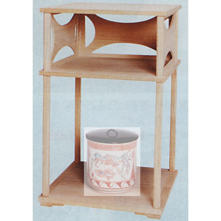 茶道具 棚（たな） 惺斎好写 〔棚ピタット付〕 糸巻透二