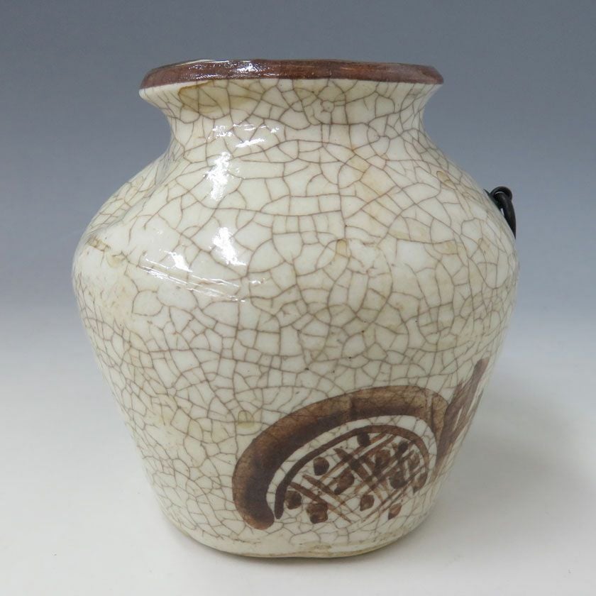 茶道具 花入（はないれ） 蹲 (うずくまる) 花入 志野 和陶