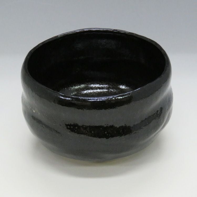 茶道具　黒楽茶碗　極め箱　C　7690 楽家六代 左入 作 黒茶碗 即中斎書付 of 茶の湯 墨東清友館 茶道具専門
