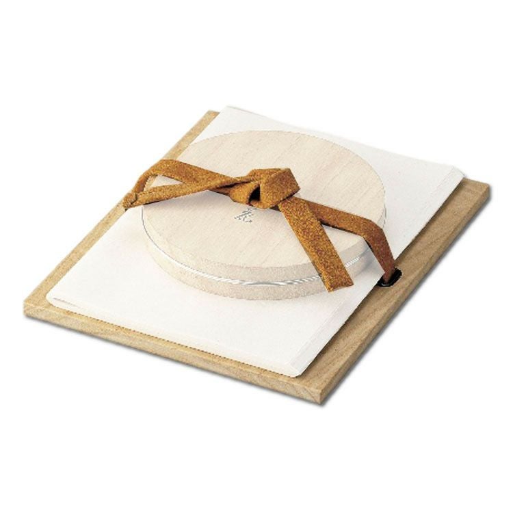 茶道具 板文庫 桐 皮紐付 雄斎作 ※画像はイメージです。硯箱、料紙は