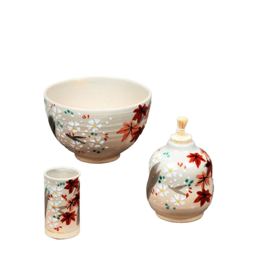茶道具　京焼　田中香泉造　色絵金彩　菊唐草文　茶碗　共箱　N　6510 京焼 田中香泉造 色絵 金彩 菊唐草文 茶碗 共箱 茶道具｜Yahoo!フリマ