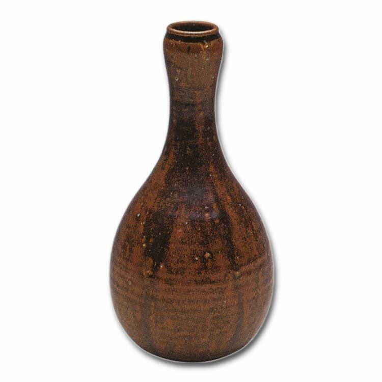 Ｗ４７７　花入　『鶴首　淡青釉』『吉村楽入 造』　共箱　花器　茶道具 000000004266-01.jpg?size=xl&w=