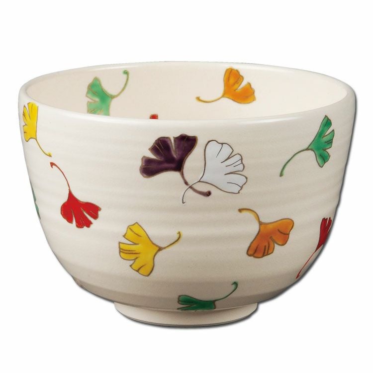 茶道具 茶碗 彩銀杏 水出宋絢作 抹茶茶碗は茶の湯文化である表千家・裏千家の茶道具や抹茶を専門に扱う千紀園（せんきえん）が通販で販売しています。茶会また初心者向けのお稽古用にご利用いただける抹茶碗です。贈り物・ギフトにも人気です。