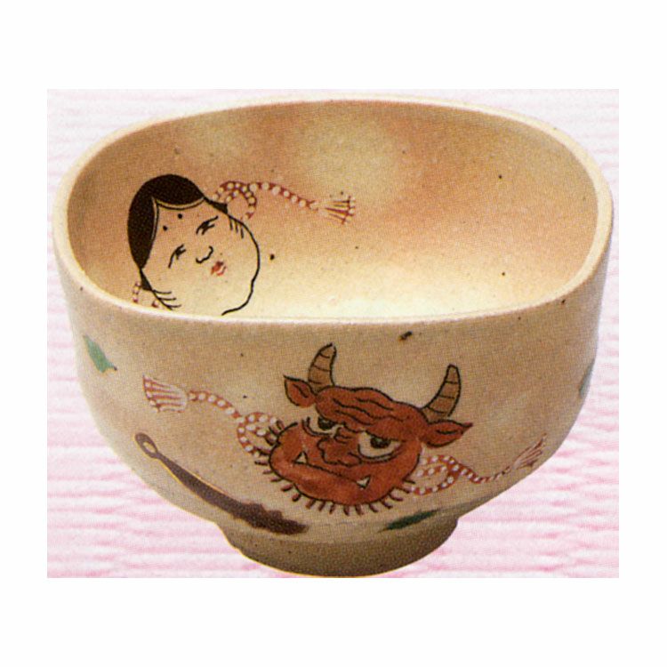 茶道具 抹茶茶碗（まっちゃちゃわん） 早春 節分絵 升形 茶碗 奥村考山 節分 抹茶茶碗は茶の湯文化である表千家・裏千家の茶道具や抹茶を専門に扱う千紀園（せんきえん）が通販で販売しています。茶会また初心者向けのお稽古用にご利用いただける抹茶碗です。贈り物・ギフトにも人気です。