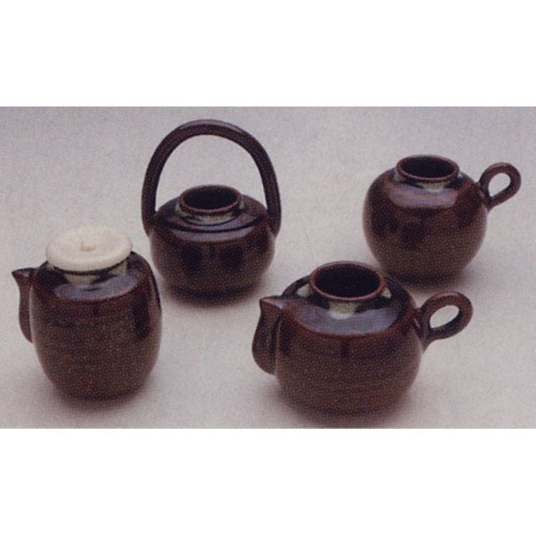 茶道具 瀬戸釉 四滴茶入