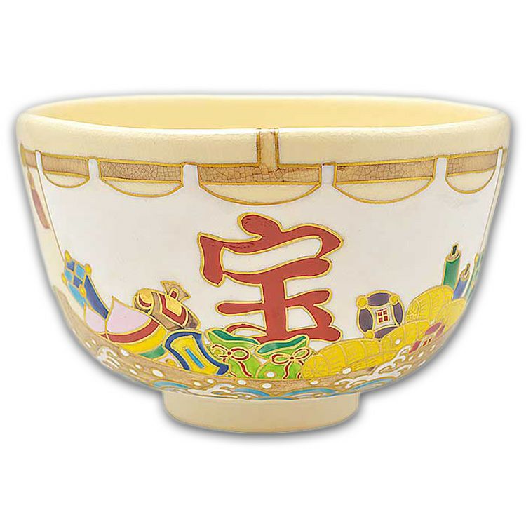 茶道具 色絵 茶碗 宝舟 山岡善昇 抹茶茶碗は茶の湯文化である表千家・裏千家の茶道具や抹茶を専門に扱う千紀園（せんきえん）が通販で販売しています。茶会また初心者向けのお稽古用にご利用いただける抹茶碗です。贈り物・ギフトにも人気です。