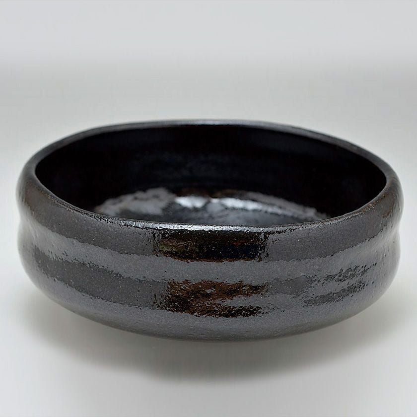 茶道具 黒楽茶碗 時代物(A811) 茶道具 楽茶碗（らくちゃわん） 茶碗 黒楽 一入 曙写 吉村 楽入