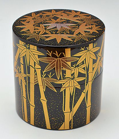 和田寿峰作 四季揃 薄茶器 棗 金輪寺 中次 茶道具 共箱　SX1037 和田寿峰 節分 加賀蒔絵 山中塗 鬼面 内に福文字 蓋裏朱 中棗 共箱