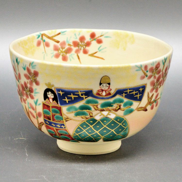 茶道具 抹茶茶碗（まっちゃちゃわん） 茶碗　御本　立雛 伊坂 清香 抹茶茶碗は茶の湯文化である表千家・裏千家の茶道具や抹茶を専門に扱う千紀園（せんきえん）が通販で販売しています。茶会また初心者向けのお稽古用にご利用いただける抹茶碗です。贈り物・ギフトにも人気です。