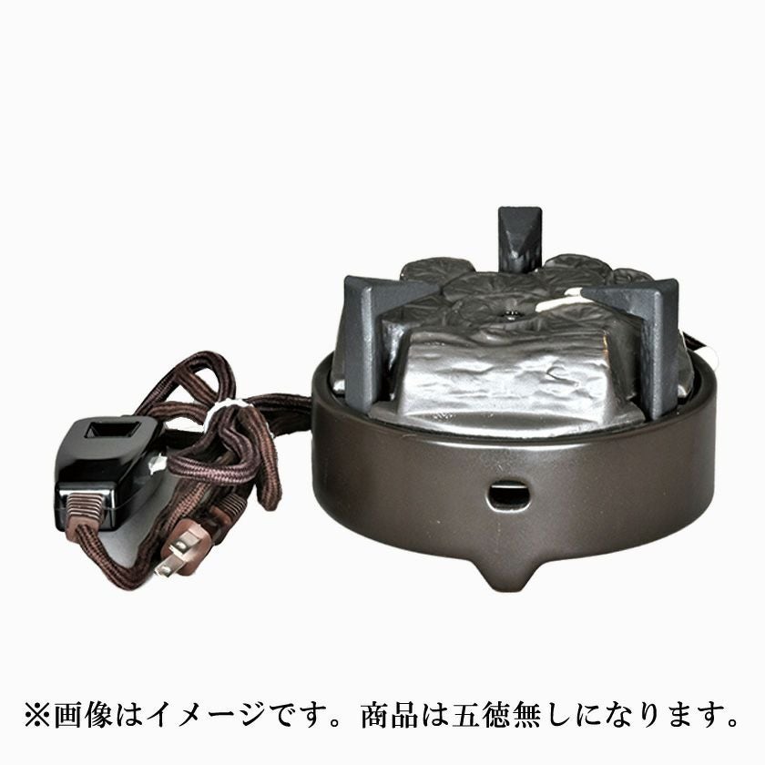 茶道具 風炉(ふろ) 風炉用 五徳なし電気炭 100V/200W/500W ※裏流/表 茶道具 風炉(ふろ) 風炉用 五徳なし電気炭 100V/200W/500W ※裏流/表