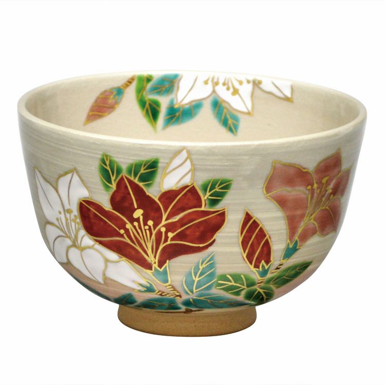 茶道具 抹茶茶碗（まっちゃちゃわん） 茶碗 刷毛目 つつじ 中山 喜白 抹茶茶碗は茶の湯文化である表千家・裏千家の茶道具や抹茶を専門に扱う千紀園（せんきえん）が通販で販売しています。茶会また初心者向けのお稽古用にご利用いただける抹茶碗です。贈り物・ギフトにも人気です。