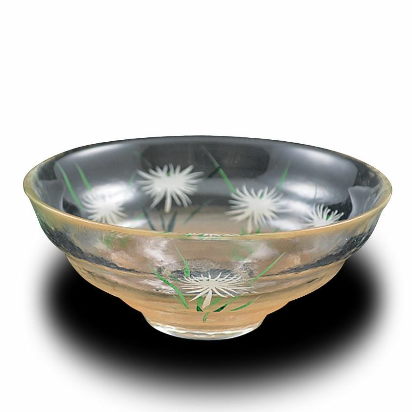 茶道具 平茶碗（ひらちゃわん） 義山 茶碗 鷺草 （耐熱） 八木 海峰