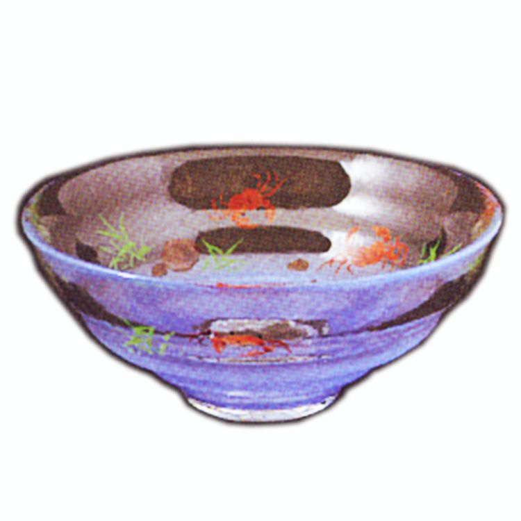 茶道具 平茶碗（ひらちゃわん） 義山 茶碗 蟹 （耐熱） 八木 海峰