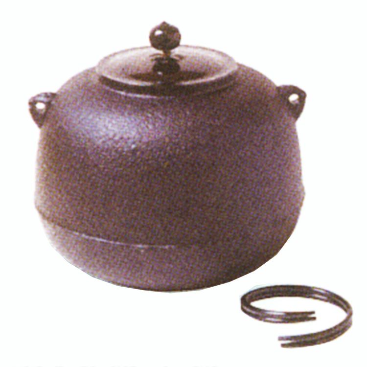 茶道具 風炉釜（ふろがま） 志きの釜 丸釜 （炉・風炉用に） | 千年の