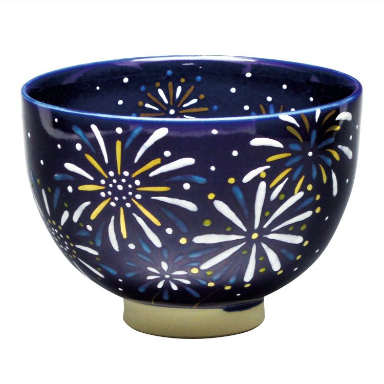 茶道具 抹茶茶碗（まっちゃちゃわん） 茶碗 瑠璃釉 花火 見谷 福峰