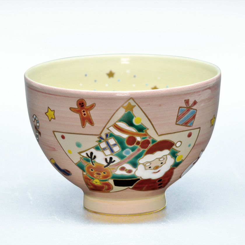 茶道具 抹茶茶碗（まっちゃちゃわん） 茶碗 桃釉 クリスマス 見谷 福峰 抹茶茶碗は茶の湯文化である表千家・裏千家の茶道具や抹茶を専門に扱う千紀園（せんきえん）が通販で販売しています。茶会また初心者向けのお稽古用にご利用いただける抹茶碗です。贈り物・ギフトにも人気です。