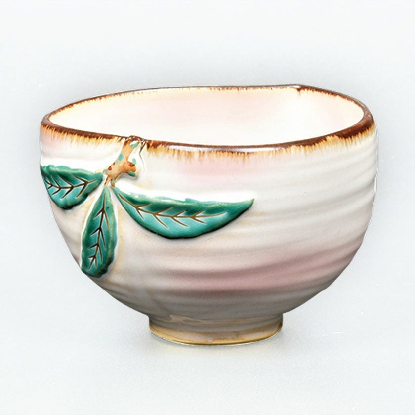 茶道具 桃形 粉引茶碗 共箱(K-A364) 道具 ] - 道具 無心庵 一禅陶入造 粉引茶碗（共箱） | ネットショップ