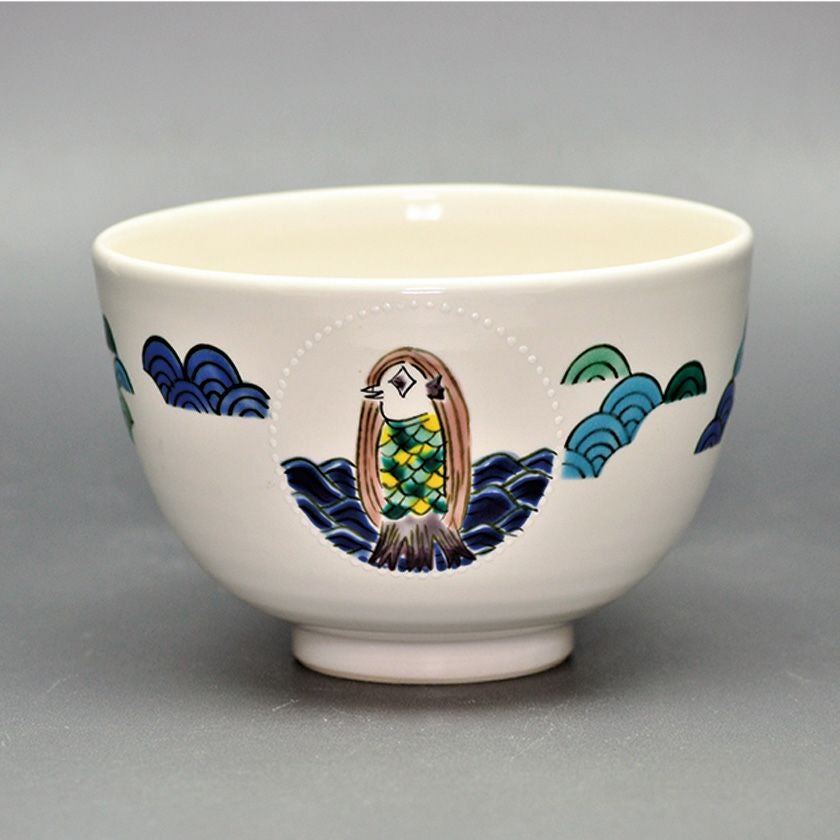茶道具 抹茶茶碗（まっちゃちゃわん） 茶碗 白釉 アマビエ 山岡 善高 抹茶茶碗は茶の湯文化である表千家・裏千家の茶道具や抹茶を専門に扱う千紀園（せんきえん）が通販で販売しています。茶会また初心者向けのお稽古用にご利用いただける抹茶碗です。贈り物・ギフトにも人気です。