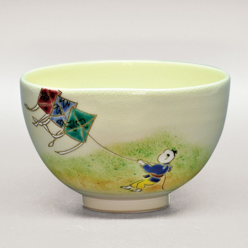 茶道具 抹茶茶碗（まっちゃちゃわん） 茶碗 仁清 野凧 山岡 善高 抹茶茶碗は茶の湯文化である表千家・裏千家の茶道具や抹茶を専門に扱う千紀園（せんきえん）が通販で販売しています。茶会また初心者向けのお稽古用にご利用いただける抹茶碗です。贈り物・ギフトにも人気です。