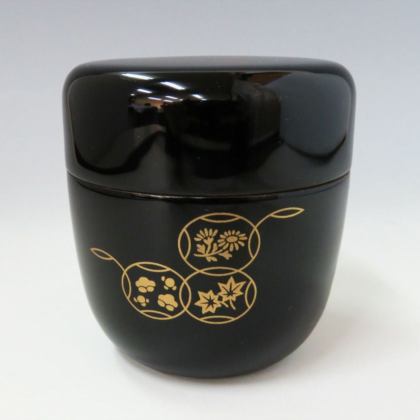 茶道具 棗（なつめ） 中棗 七宝 ［木製］