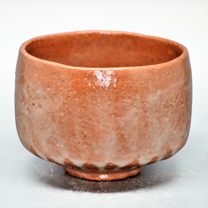 ※楽焼/赤楽茶碗/直径12cm/1客/ 茶道具 楽茶碗（らくちゃわん） 赤楽 八代 和楽 | 千年の香り 千紀園